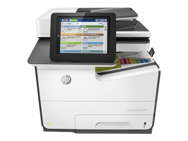 Refurbished HP PageWide Managed Colour MFP E58650dn Duplex - Network Inkjet A4 50ppm L3U42A with 3x500 Sheet Paper Feeder and Stand - Image 5