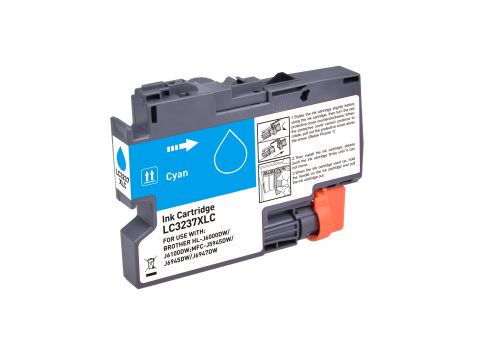 Comp Brother LC3237C Cyan Ink Ctg