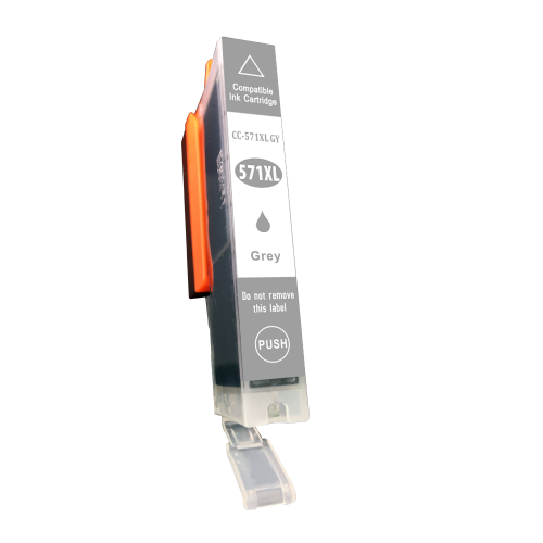 Comp Canon CLI-571XLGY Hi Yld Grey Ink