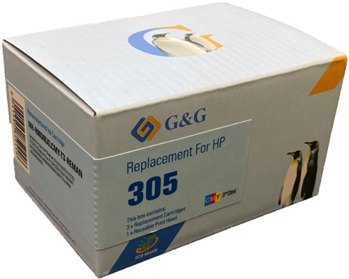 Reman HP G+G 305XLC ES Inkjets