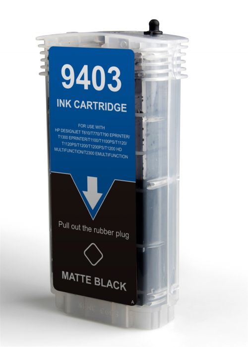 Reman HP 72 Matte Black C9403A Inkjet