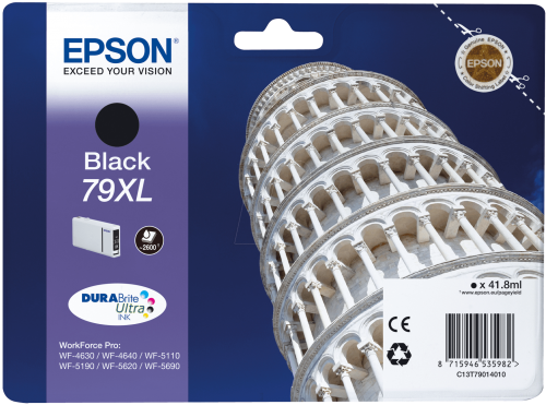 OEM Epson 79XL HiCap Bk Ink Cartridge C1