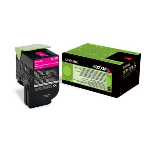 Lexmark 80C2XME Magenta 4000 Pages Toner