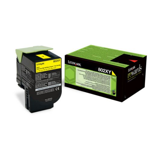 Lexmark 80C2XYE Yellow 4000 Pages Toner