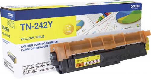 Brother TN-242Y Yellow 1400 Pages Toner