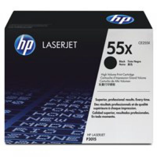 HP CE255X Black 12500 Pages Toner