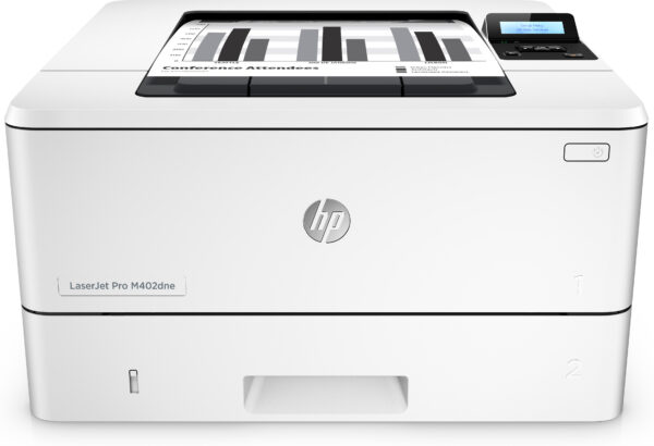 Refurbished HP LaserJet Pro M402DNE A4 Duplex - Network Mono Printer C5J91A - Image 2