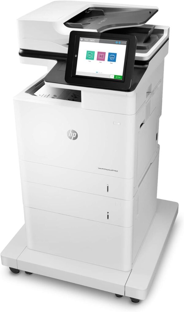 Refurbished A4 HP LaserJet Managed E62655DN Equivalent M634DN – 7PS94A – Mono Laser Multifunction Printer – Duplex, Network with Stand - Image 4