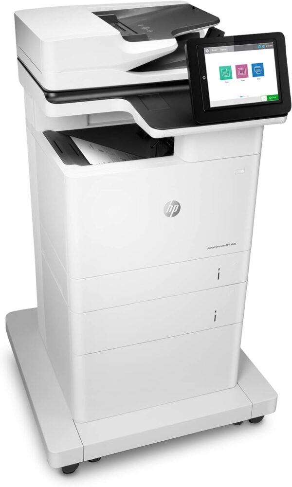 Refurbished A4 HP LaserJet Managed E62655DN Equivalent M634DN – 7PS94A – Mono Laser Multifunction Printer – Duplex, Network with Stand - Image 5