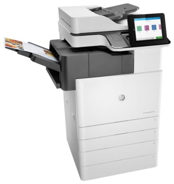Refurbished HP Laserjet Managed MFP E87640 A4 A3 Colour MFP Laser Printer With Inner Finisher with Stacker/Stapler Y1G00A & 3 Trays