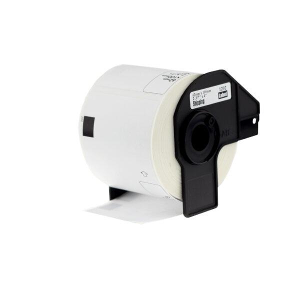 Comp Brother DK-11202 White Ship Labels (Paper) Roll of 300 (62mm x 100mm)