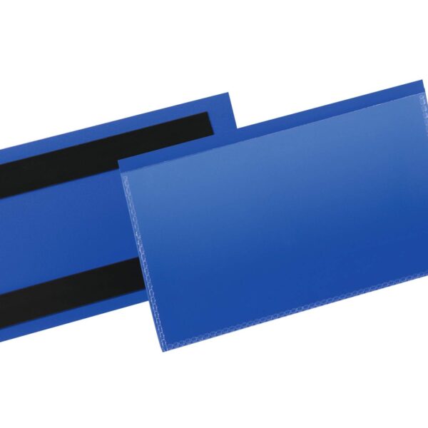 Durable Magnetic Pocket 150x67mm Blue (50)