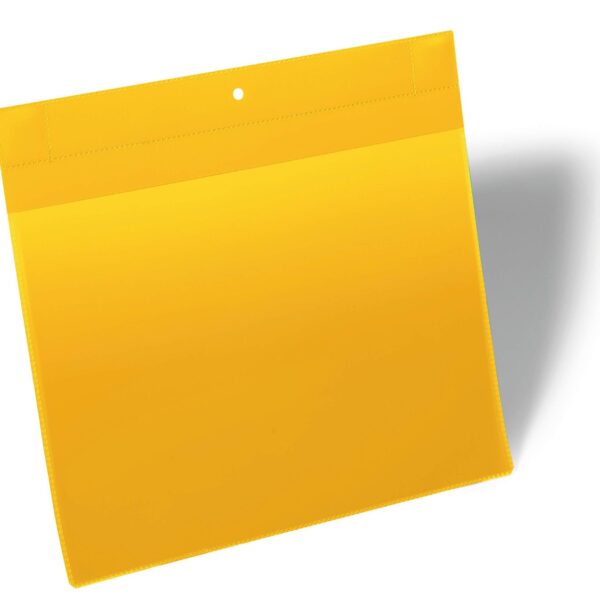 Durable Neodym Magnetic Pocket A4 Yellow (10)