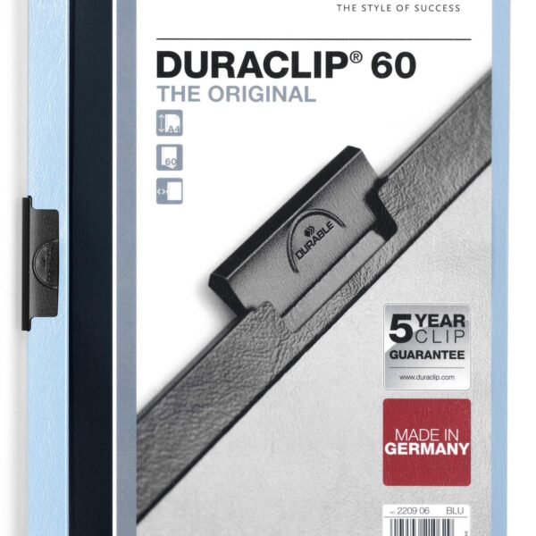 Durable DURACLIP 60 A4 Folder Blue (25)