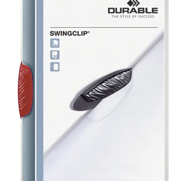 Durable SWINGCLIP A4 Folder Red (25)