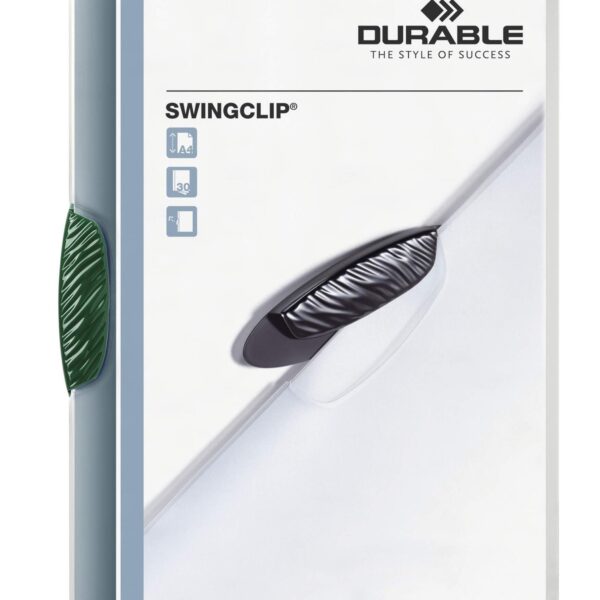 Durable SWINGCLIP A4 Folder Green (25)