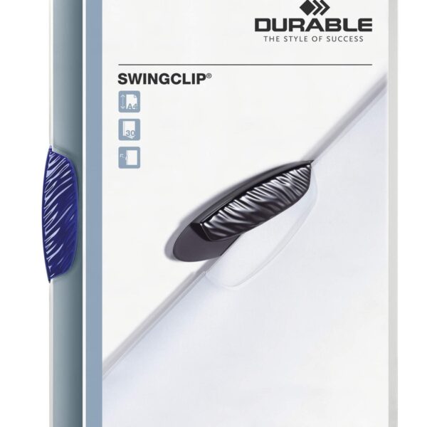 Durable SWINGCLIP A4 Folder Dark Blue (25)