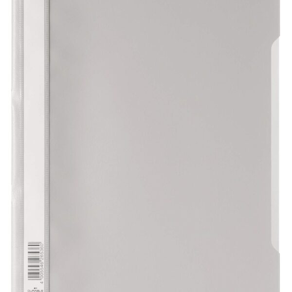 Durable Clear View A4 Folder Grey (25)