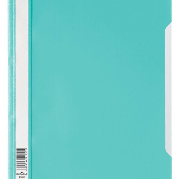 Durable Clear View A4 Folder Turquoise  (25)