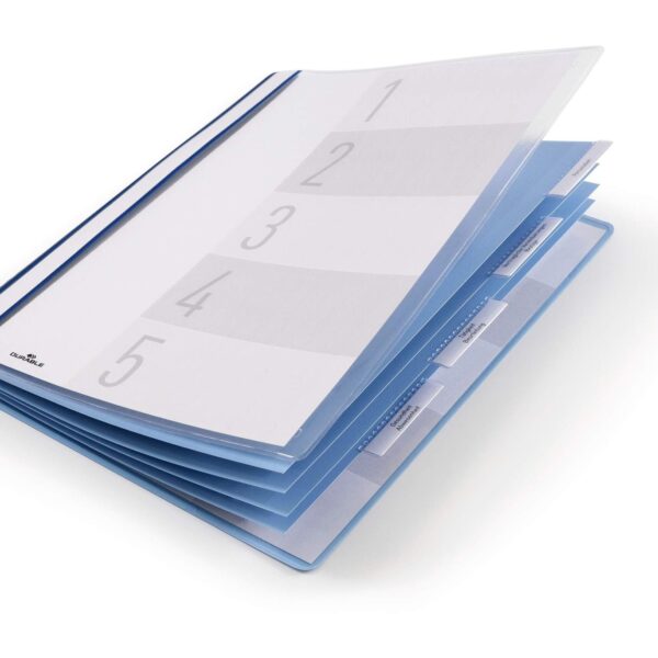 Durable Suspension Rail Folder A4 Blue (5 pack)