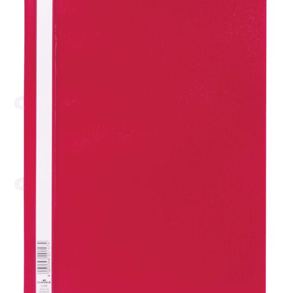 Durable Clear View A4 Folder Red (25)