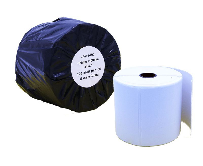 Comp Zebra White Labels Roll 700 pcs (ZA4x4-700)