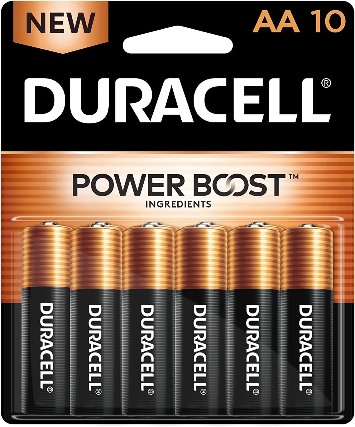 Duracell Plus AA Battery Pack of 10 AADURB10+